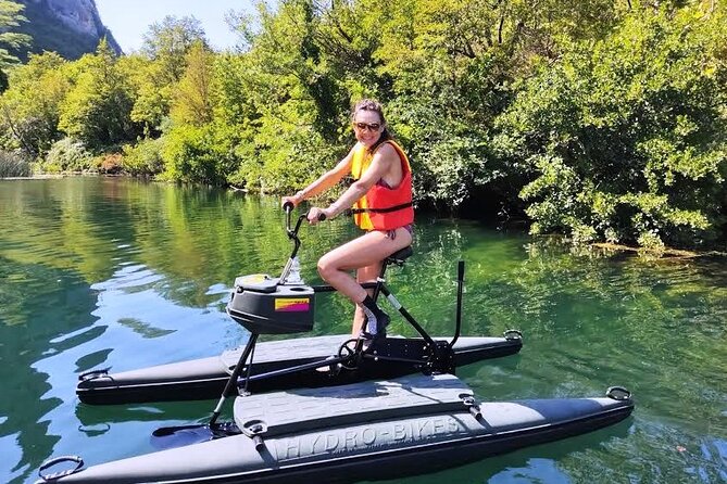 1 st Waterbike Safari in the World - What you get on the water bike: comfort, safety basics, and storage
