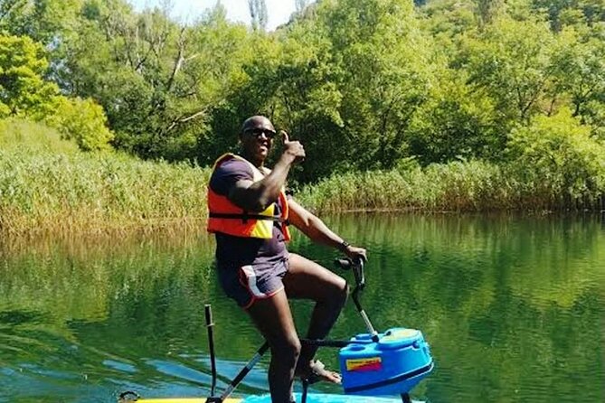 1 st Waterbike Safari in the World - Swim stops on the route: when it gets fun, not just scenic