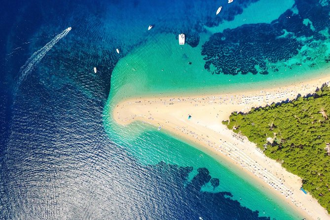 4-Island Split Boat Tour (Brač, Pakleni, Hvar, Šolta) - Stop 1 on Brac: Zlatni Rat (Golden Horn) and That Wind-Shape Beach