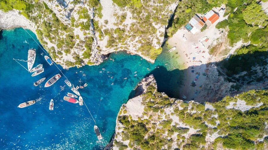 Adriatic Adventure: Blue Cave & 6 Islands Speedboat Escape - Komiža on Vis: A Coffee Stop That Feels Like Croatia, Not a Layover