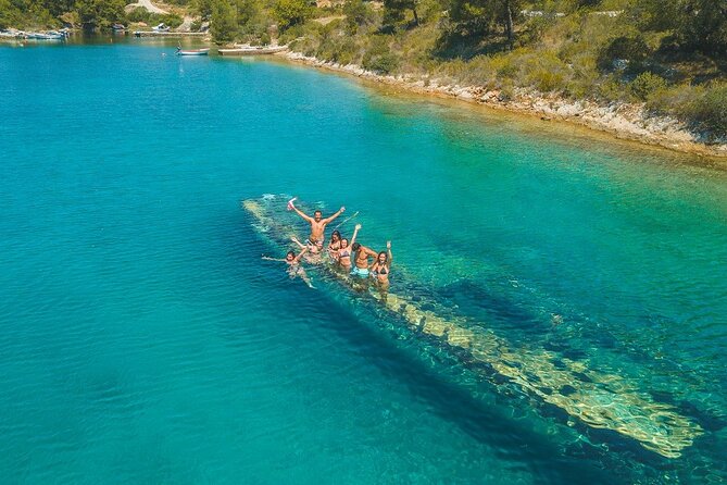 Adriatica Tour ( Blue Lagoon and Solta) from Trogir - Nečujam’s swim around a sink boat wreck, the most memorable water moment