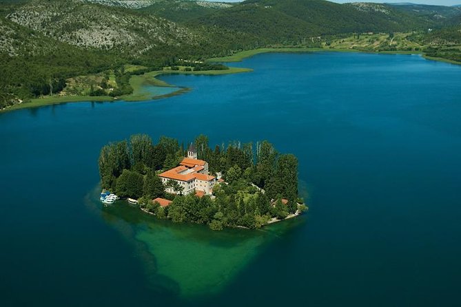 All inclusive luxury Krka waterfalls trip from Split or Trogir. - Šibenik Cathedral, Waterfront Views, and Two Castles