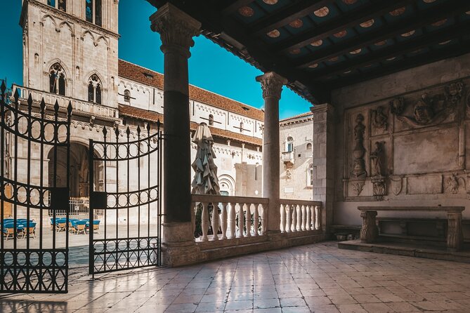 Best of Split & Trogir: Private VIP Tour with Local Guide - St Lawrence’s Cathedral and the Kamerlengo Fortress viewpoint payoff