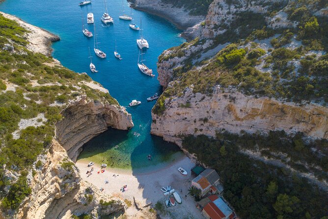 Blue Cave and Town Hvar with 5 Island Boat Tour - Blue Cave on Biševo, famous for a reason, but timings can swing