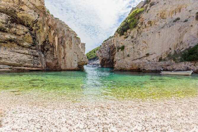 Blue Cave, Blue Lagoon, Pakleni Islands Group boat tour from Hvar - Stiniva Cove: The Famous Beach Moment With a Real-Time Swim Option