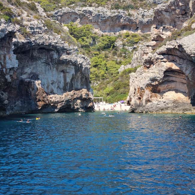 Blue Cave & Island Treasures: Komiža & 5 Gems Boat Tour - Hvar City Free Time: Walk, Shop, and Carpe Diem Beach Bar Time