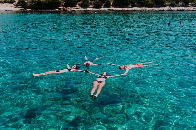 Blue cave, Mama Mia and Hvar, 5 island speedboat tour from Trogir - Srebrena and the Mamma Mia Beach Pass-By Moment