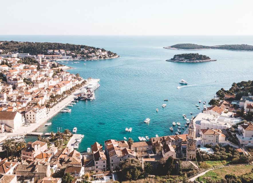 Blue Cave, Mamma Mia and 5 top destinations: From Trogir - Vis highlights: Komiža town, Stiniva cove, and the Mamma Mia stops