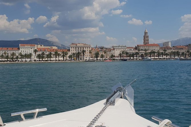 Blue Lagoon and Trogir town - half day speed boat tour - Stop 3: Laganini Beach Club, views and a laid-back reset