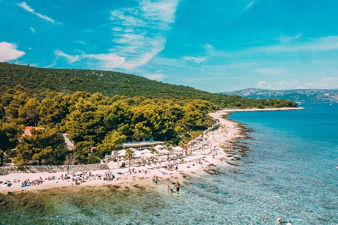 Blue Lagoon & Šolta Island from Trogir LUNCH & DRINKS INCLUDED - Meeting at Max Nautica, Then Settling Into the Day