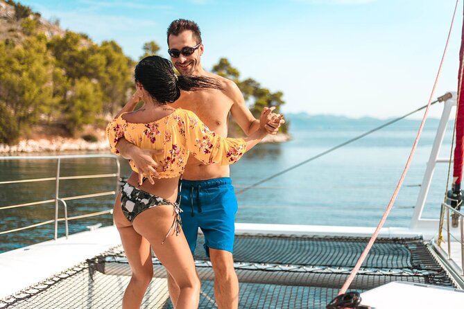 Blue Lagoon, Trogir & Čiovo catamaran tour with Food and Drinks - Čiovo Island and Fumia Bay: Where the Day Feels Most Relaxing