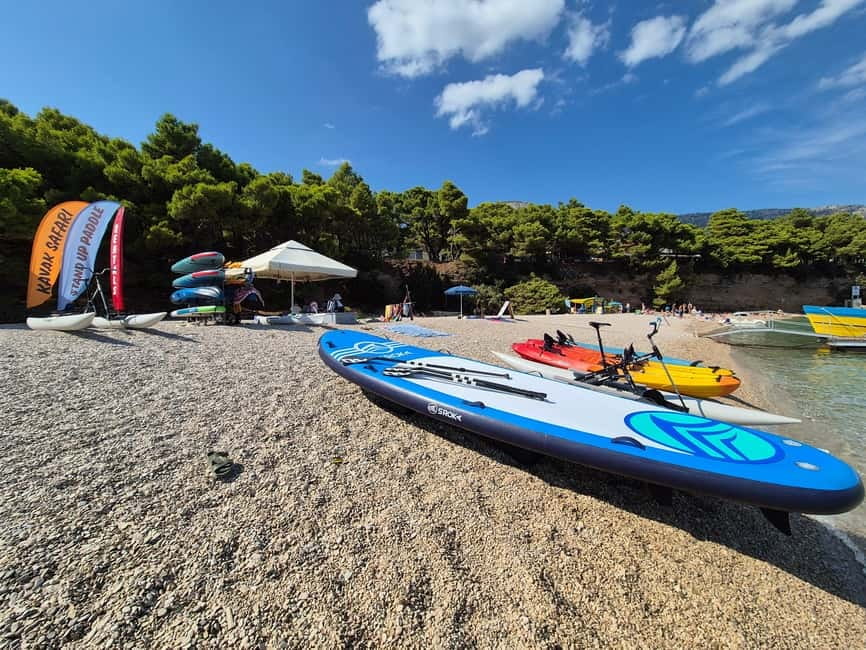 Bol: Zlatni Rat Beach Stand Up Paddle Board Rental - How The SUP Rental Works On The Ground