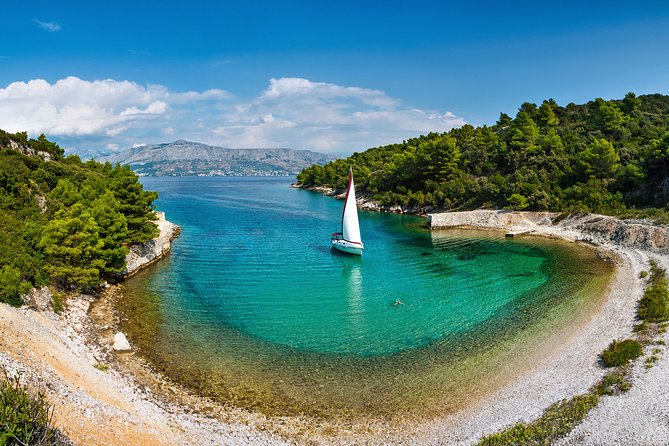 Brac Island One-Day Trip with the Sailboat Nana - Private Tour - Konopljikova cove: the swim stop that turns into the main event
