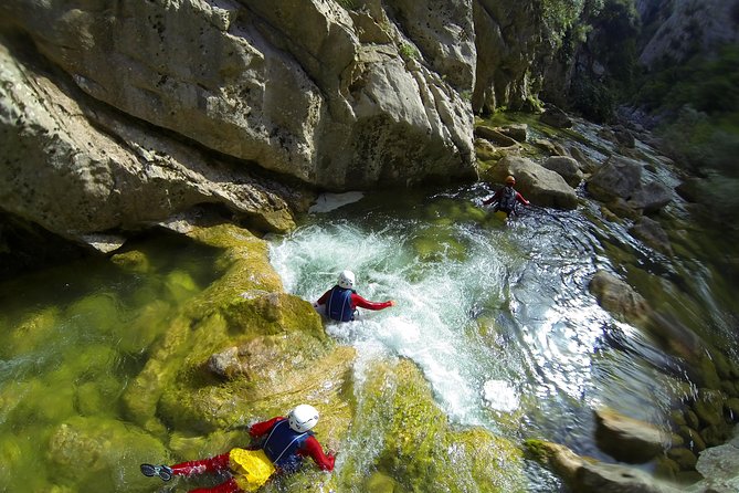 Canyoning basic on Cetina river from Omiš - The Kraljevac power plant finish: a landmark that feels like an ending, not a stop