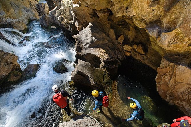 Canyoning on Cetina River Adventure from Split or Zadvarje - How hard is it, really? Climbing, boots, and slippery rock
