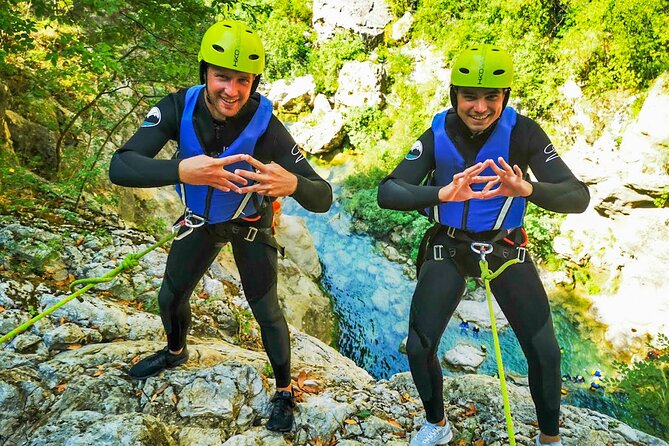 Cetina River Extreme Canyoning Adventure from Split or Zadvarje - The Second Abseil and Finishing the River