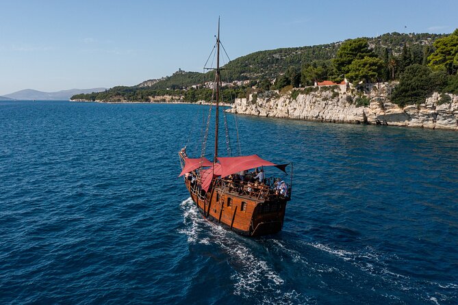 Columbo's Pirate Ship "Santa Maria" - Split Panoramic & Sunset Tour - Sustipan and the St. Stephen story, from monastery to cemetery to park