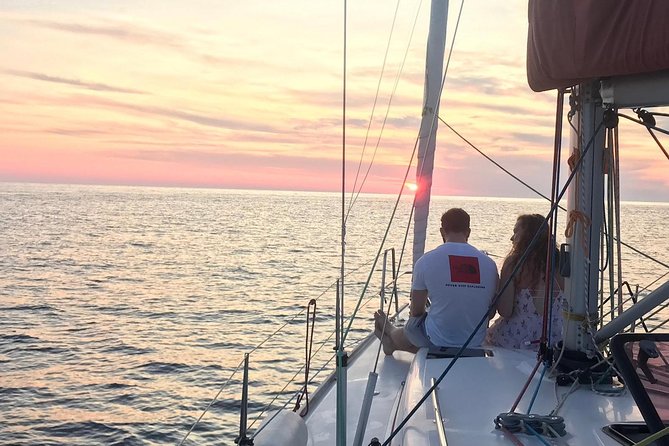 Experience Romantic Sunset Sailing on a modern 36ft (11m) sail yacht | Hvar - Comfort on Board: Shade, Space, Restroom, and the Drink Setup