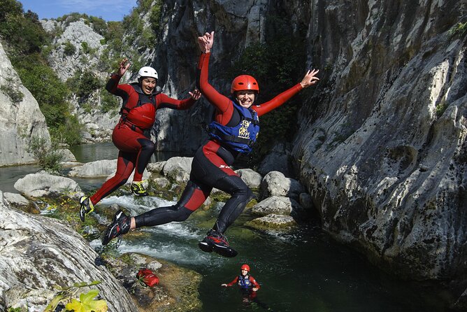 Extreme Canyoning on Cetina River from Split or Zadvarje - Great Gubavica 55m, why that waterfall moment is the reason people book