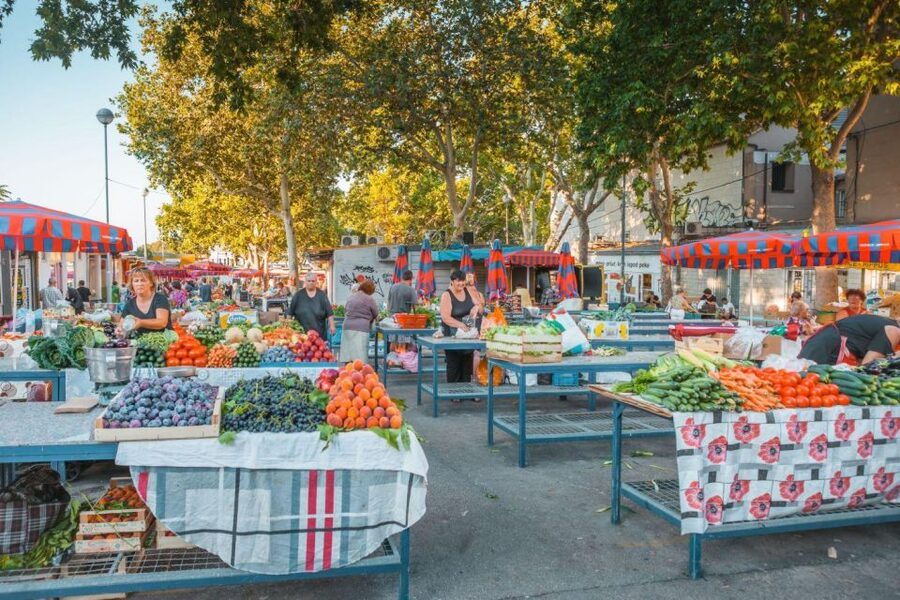 Food Tour in Split ( Small Group) - Green Market: prosciutto, cheese, and the first real taste of Dalmatia