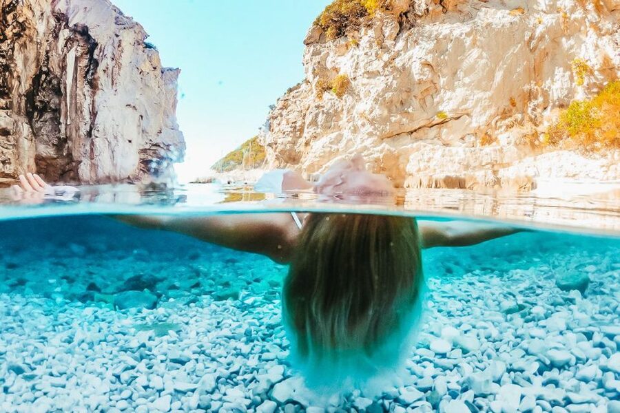 From Hvar: Blue and Green Cave Day Tour - Pakleni Islands and Palmižana: where the day slows for eating and lounging