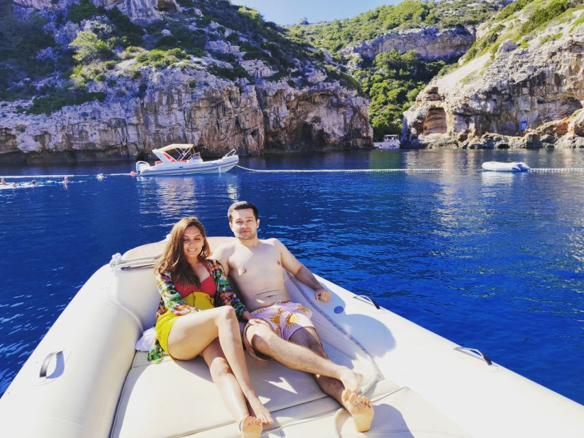 From Hvar: Blue Cave and 5 Islands Boat Tour - Stop 2: Green Cave, where sunlight turns algae into the show