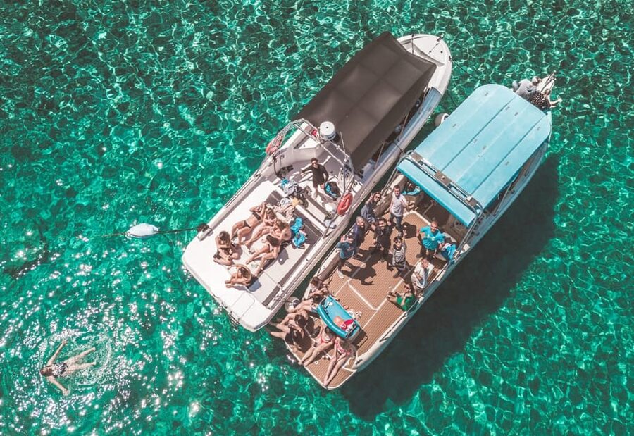 From Split: Blue Cave & 5 Islands Amazing Speedboat Tour - The last swim stop and the return to Split