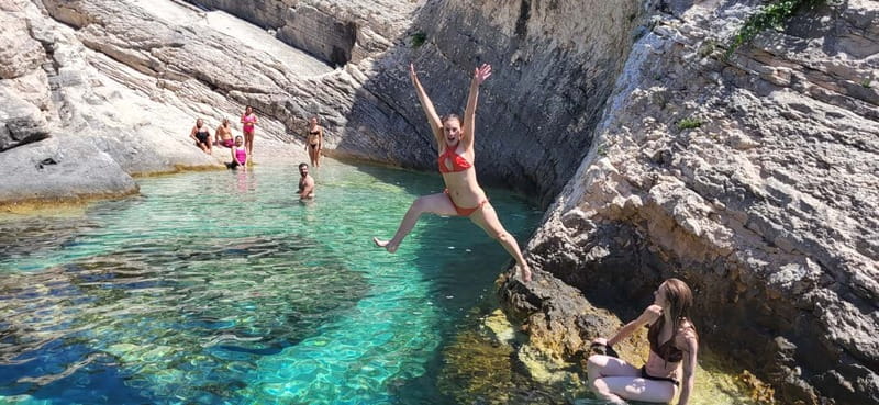 From Split: Blue Cave, Hvar, Mamma Mia, 5 Islands boat Tour - Budikovac Blue Lagoon: the longer swim you actually remember