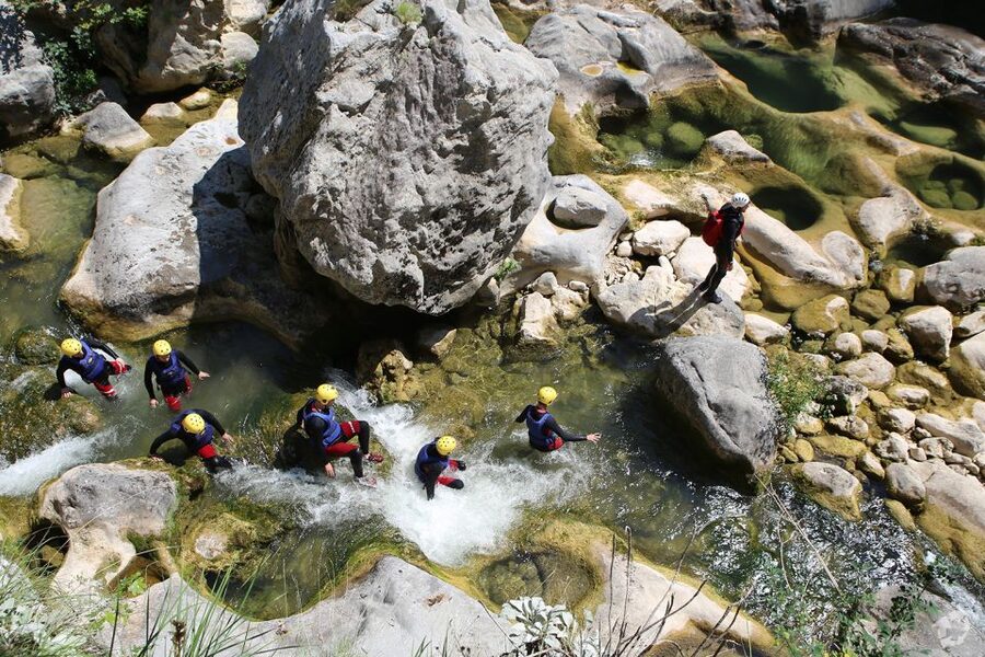 From Split: Canyoning on the Cetina River - First workout: the hike down into the canyon (yes, it’s hard)