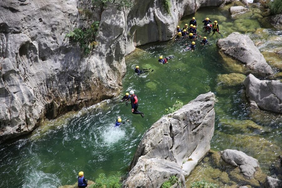 From Split: Canyoning on the Cetina River - Guides, group size, and why that balance matters for safety