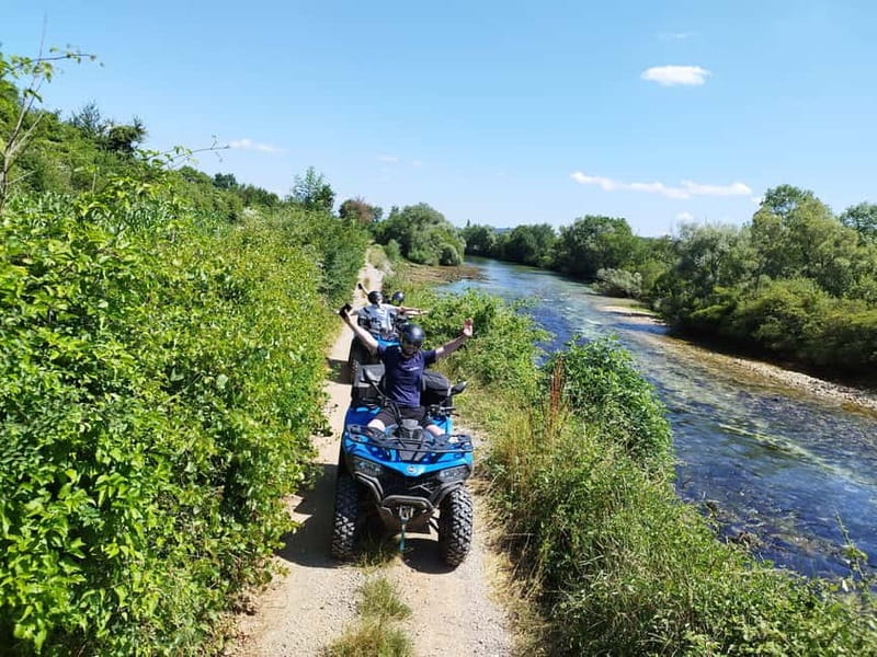 From Split: Dinara Nature Park Quad Adventure with Swimming - Getting to Hrvace: the route that sets up your inland day