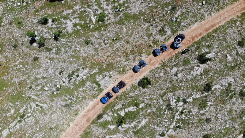 From Split: Dinara Nature Park Quad Adventure with Swimming - ATV time in the Dinaric hills: what the ride really means
