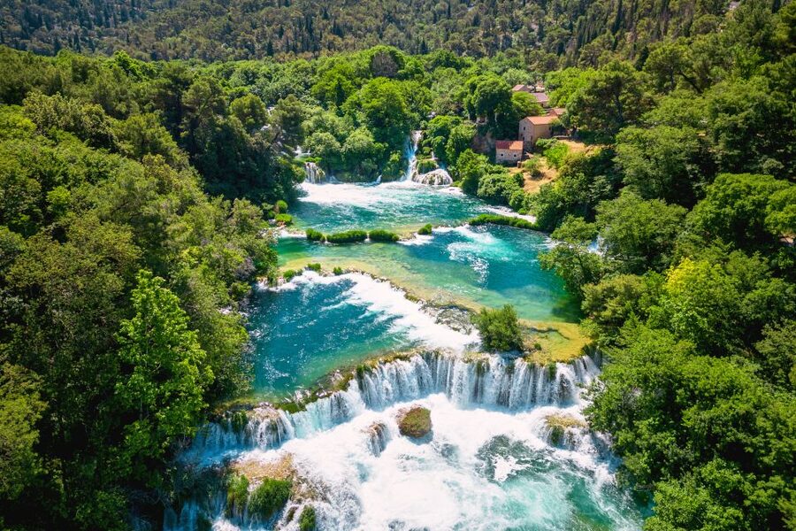 From Split: Krka National Park Tour - The boat ride in, then your choice: guided 45-minute walk or self-explore