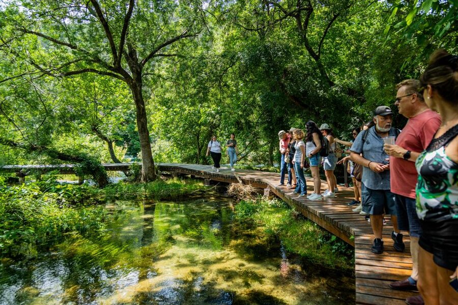 From Split: Krka Waterfalls Cruise & Trogir Walking Tour - Guides and timing that keep the day from getting chaotic