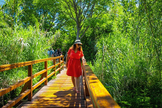 From Split: Krka Waterfalls Tour - Inside Krka: boat cruise first, then boardwalk time