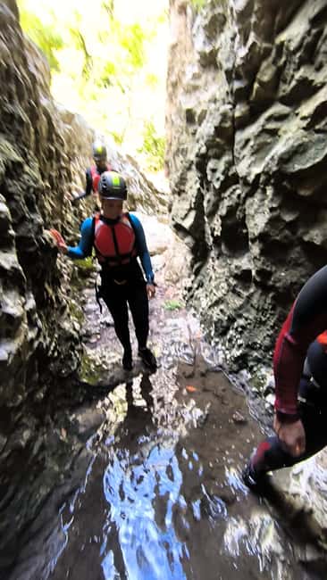 From Split/Omiš: Canyoning Cetina River + Free Photos/Video - The Gear Setup: Long Neoprene Suit, Helmet, and Safety Belt