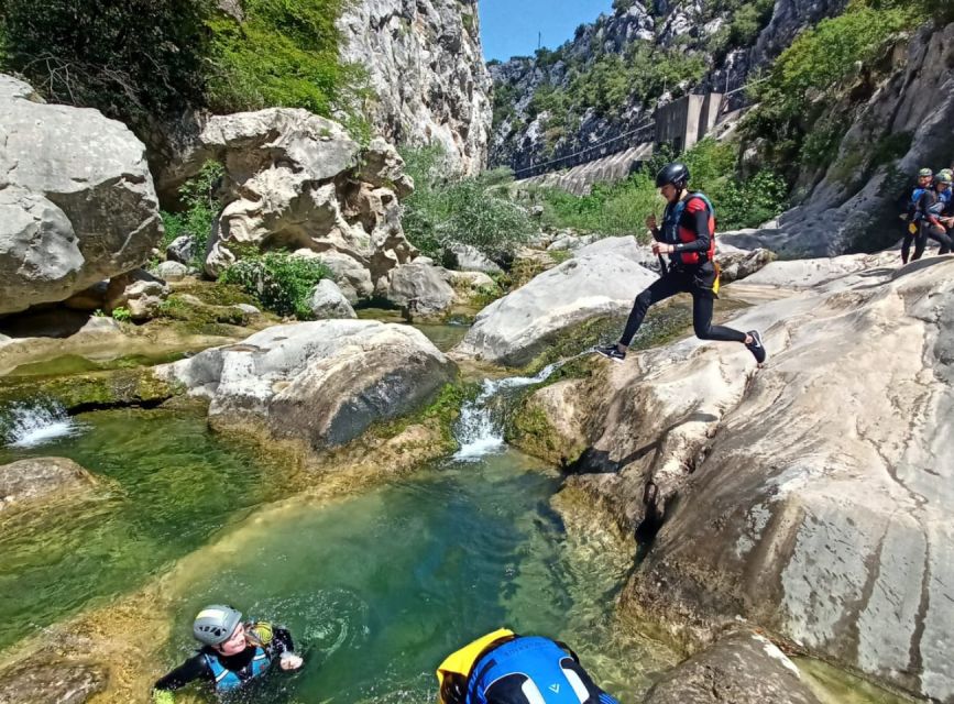 From Split/Omiš: Canyoning Cetina River + Free Photos/Video - The Exit and the Short Climb Back Up