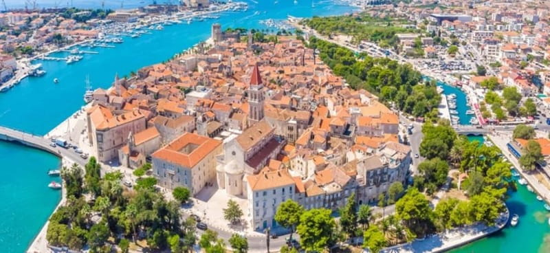From Split or Trogir: Trogir and Blue Lagoon Half-Day Trip - Trogir: UNESCO Streets, Quick Coffee, and Good Walking Time