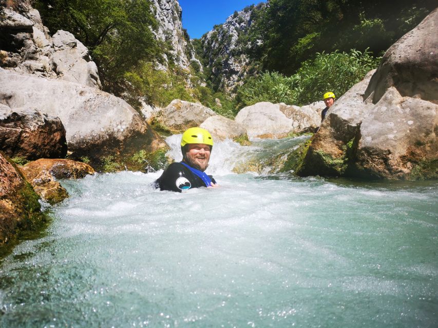 From Split or Zadvarje: Cetina River Canyoning - Swimming Pools, Rock Hops, and Rappels on the Cetina