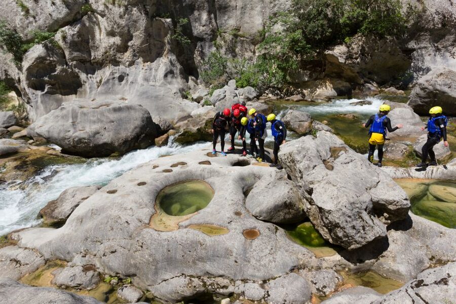 From Split or Zadvarje: Cetina River Canyoning - Gubavica Waterfall and Those Subterranean Tunnel Moments