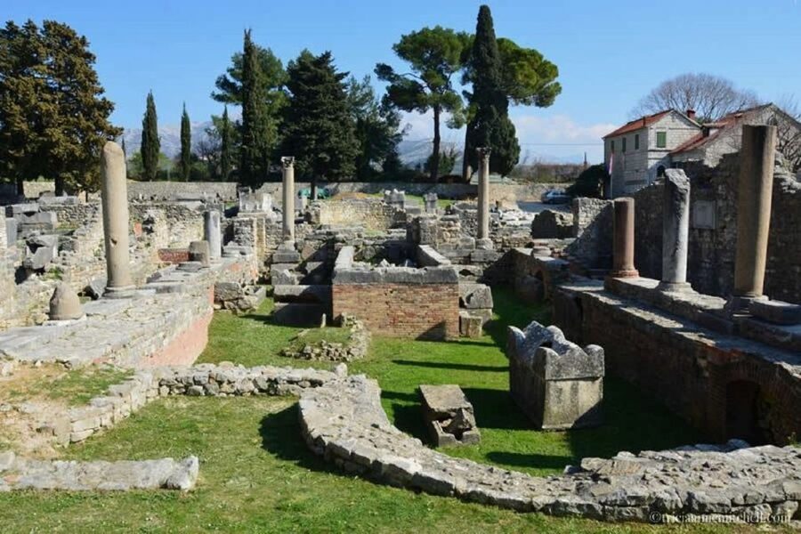 From Split: Private Salona and Fortress of Klis Tour - Amphitheatre Salona: Roman suburbs, Solin’s roots, real context fast