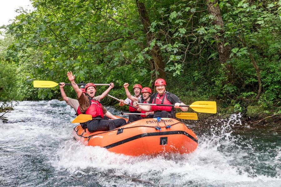 From Split: Rafting, Cave exploring, Cliff jumping w/ Picnic - How the picnic stop works, and why the food is part of the experience