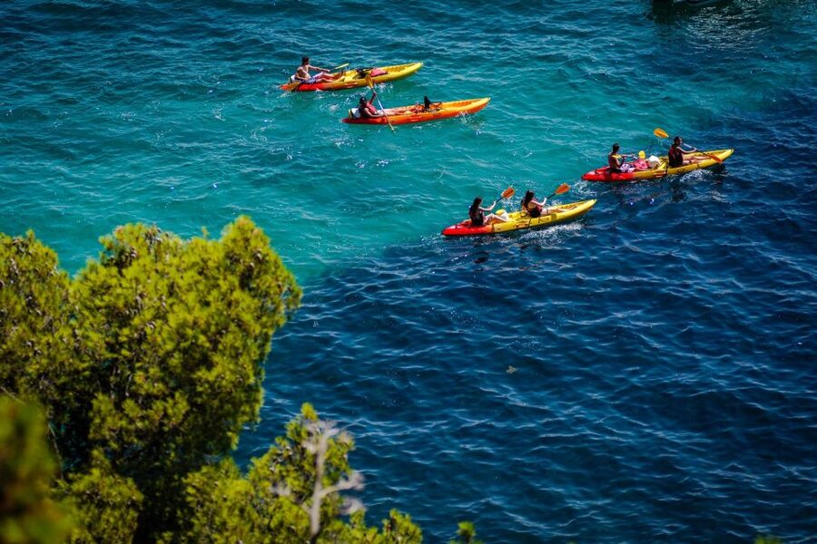 From Split: Sea Kayaking Tour - Kayaking the Split coastline: two rides with a real break in the middle