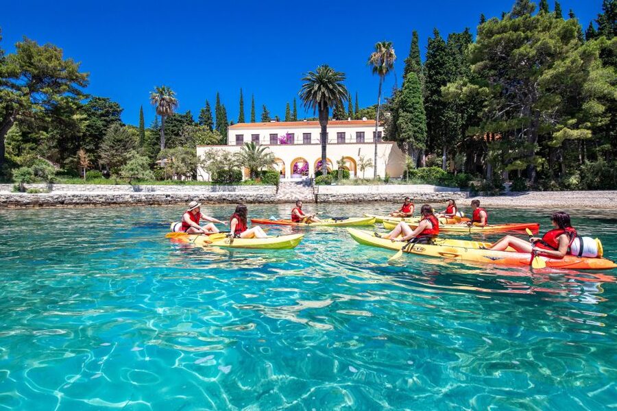 From Split: Sea Kayaking Tour - Kasjuni Beach stop: snorkel time and the best swimming moment