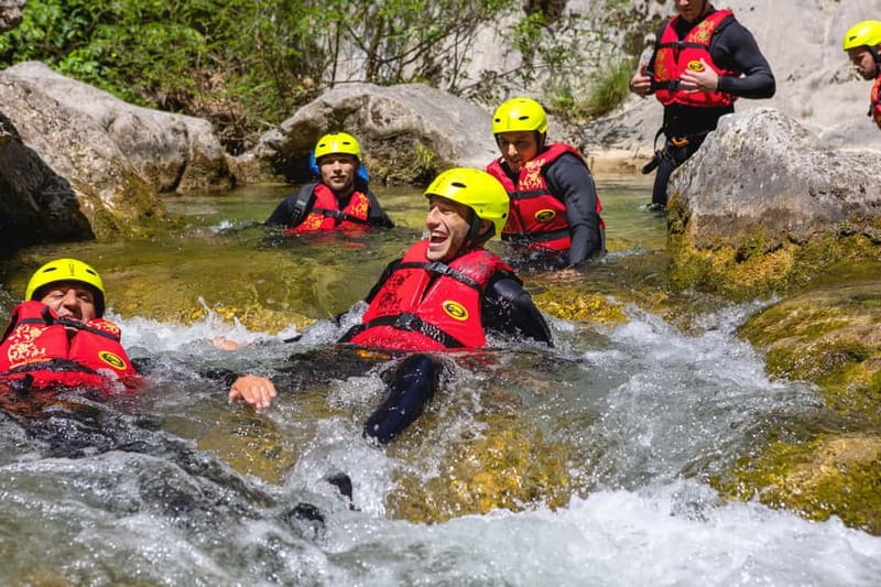 From Split/Šestanovac: Canyoning on Cetina River - The 15-Minute Walk Down Includes the Cool Stuff First