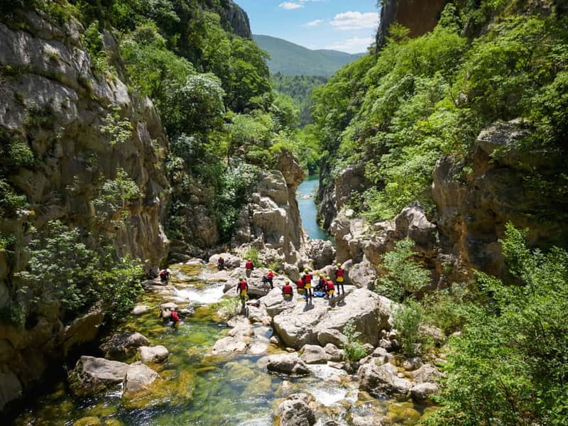 From Split/Šestanovac: Canyoning on Cetina River - Inside the Cetina Canyon: Slides, Jumps, Swimming, and Waterfalls