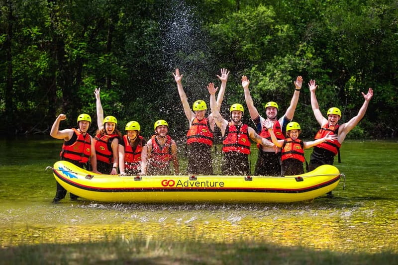 From Split/Šestanovac: Whitewater Rafting on Cetina River - Gear up in Blato na Cetini: briefing, wetsuits, and that mini-raft moment