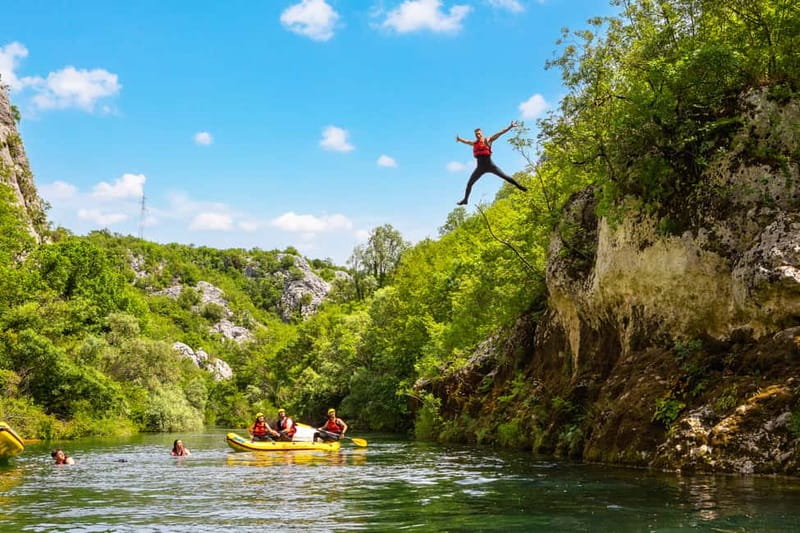 From Split/Šestanovac: Whitewater Rafting on Cetina River - The guides make or break it, and here the names sound confident