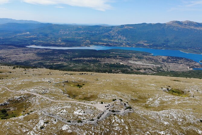 From Split: Small group ATV ride in Dinara NP - Stop 1 in Dinara: dirt roads, stone terrain, and mixed-road fun