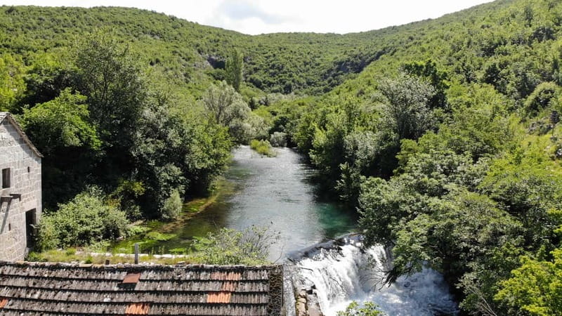 From Split: Three Rivers Quad Tour with Swimming and Lunch - Panj bridge views and the Rumin source viewpoint